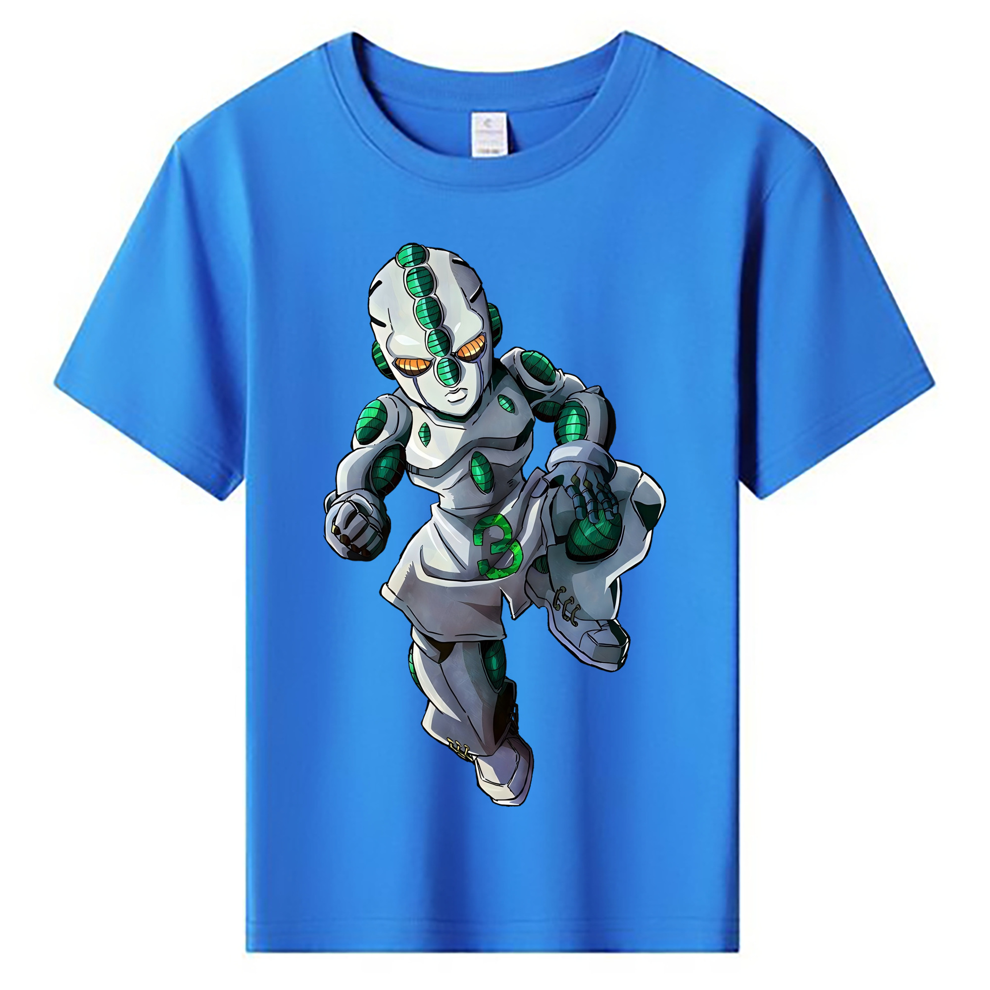 （画像用） ジョジョの奇妙な冒険 広瀨康一 JoJo's Bizarre Adventure Hirose Koichi 綿100％キッズTシャツ（フロントプリント）
